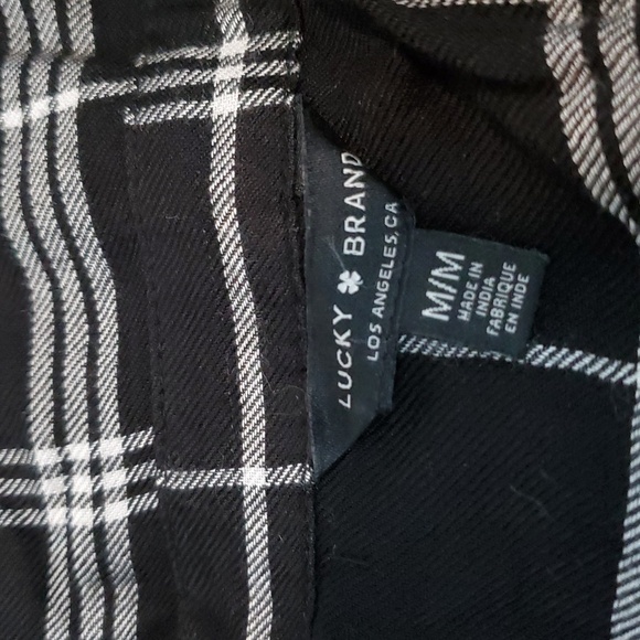 Lucky Brand Button Down Shirt Viscose Sz M - Picture 6 of 7